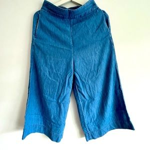 Madewell pull on wide leg pant